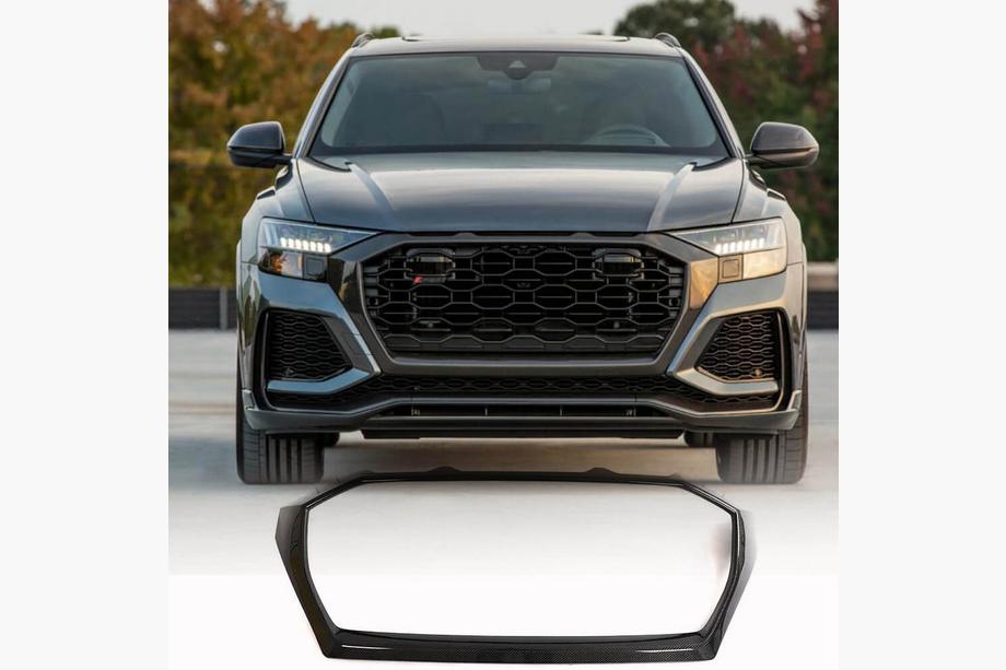 Audi Q8 2018– Radiatorgrill omlijsting (voor RSQ8, carbon) Image