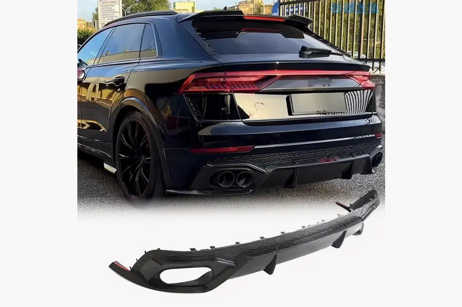 Achterbumper diffuser (2020-2023, carbon) foto 1