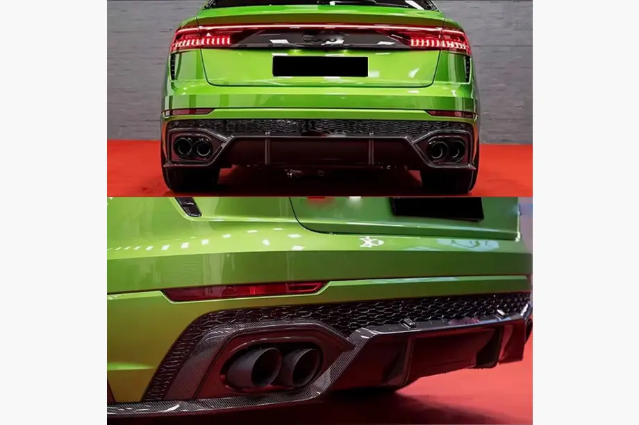 Achterbumper diffuser (2020-2023, carbon) foto 3