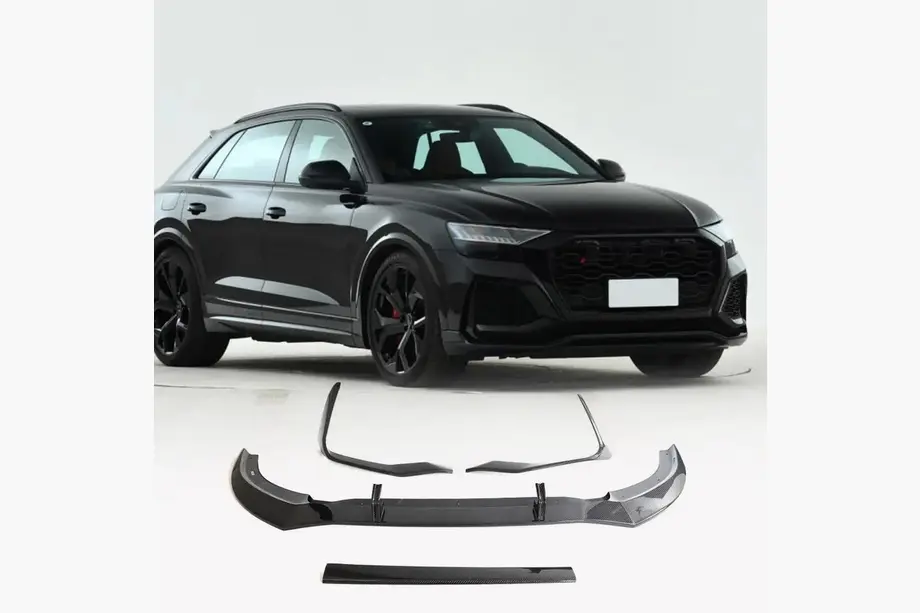 Voorbumper lip spoiler (2021+, Carbon) foto 1