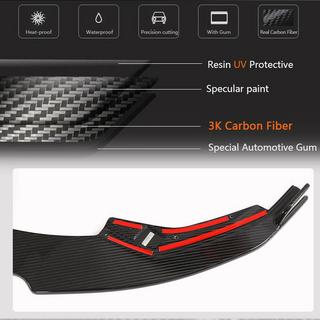 Voorbumper lipspoiler Lip (voor S-Line Sedan 2020-2023, carbon) foto 4