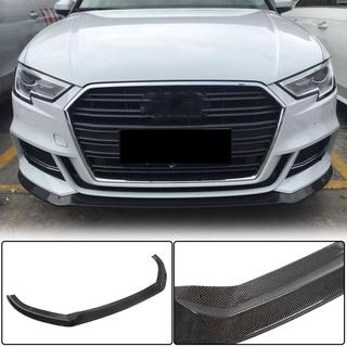 Lipspoiler voorbumper Lip V5 (voor S-Line Sedan 2017-2020, carbon) Audi A3 2012–2020 foto 1