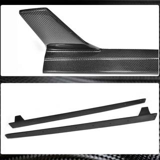 Side skirts V4 (voor S-Line Sedan, carbon) Audi A3 2012–2020 foto 4