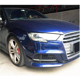 Frontbumper lip (voor S-Line Sedan 2017-2020, carbon) Audi A3 2012–2020 foto 3