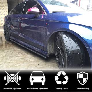 Sideskirts V3 (voor S-Line Sedan, carbon) Audi A3 2012–2020 foto 3