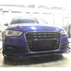 Audi A3 2012–2020 Voorbumper lip Lip V1 (voor S-Line 2012-2016 HB, carbon) foto 2