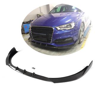 Voorbumper lip Lip V1 (voor S-Line 2012-2016 HB, carbon) Audi A3 2012–2020 foto 1