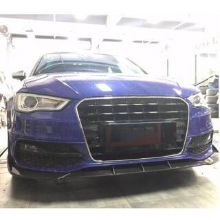 Voorbumper lip Lip V1 (voor S-Line 2012-2016 HB, carbon) Audi A3 2012–2020 foto 2