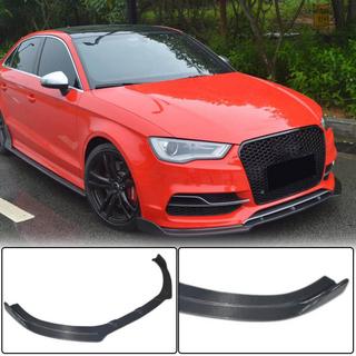 Voorbumper lip Lip V3 (voor S-Line Sedan 2012-2016, carbon) Audi A3 2012–2020 foto 1