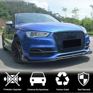 Voorbumper lip Lip V3 (voor S-Line Sedan 2012-2016, carbon) Audi A3 2012–2020 foto 2