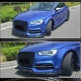 Voorbumper lip Lip V3 (voor S-Line Sedan 2012-2016, carbon) Audi A3 2012–2020 foto 3