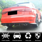 Audi A3 2012–2020 Achterbumper diffuser V3 (voor S-Line Sedan 2012-2016, carbon) foto 2