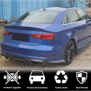 Achterbumper flaps Flap (voor S-Line Sedan 2012-2016, carbon) Audi A3 2012–2020 foto 2