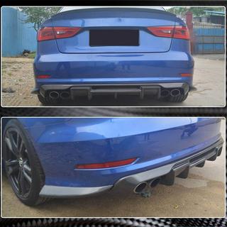 Achterbumper flaps Flap (voor S-Line Sedan 2012-2016, carbon) Audi A3 2012–2020 foto 3
