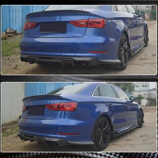 Achterbumper flaps Flap (voor S-Line Sedan 2012-2016, carbon) Audi A3 2012–2020 foto 4