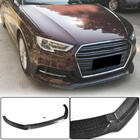 Audi A3 2012–2020 Voorbumper lipspoiler Lip V1 (voor S-Line 2017-2020 HB, carbon) foto 1