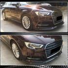Audi A3 2012–2020 Voorbumper lipspoiler Lip V1 (voor S-Line 2017-2020 HB, carbon) foto 3