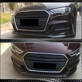 Voorbumper lipspoiler Lip V1 (voor S-Line 2017-2020 HB, carbon) Audi A3 2012–2020 foto 4