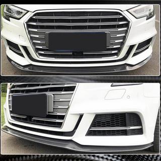 Frontlip Lip V3 (voor S-Line Sedan 2017-2020, carbon) Audi A3 2012–2020 foto 3