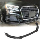 Audi A3 2012–2020 Voorbumper lip Lip V1 (voor S-Line 2017-2020 Sedan, carbon) foto 1