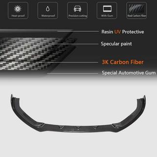 Voorbumper lip Lip V1 (voor S-Line 2017-2020 Sedan, carbon) Audi A3 2012–2020 foto 3