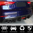 Audi A3 2012–2020 Achterbumperdiffuser V3 (voor S-Line Sedan 2017-2020, carbon) foto 2
