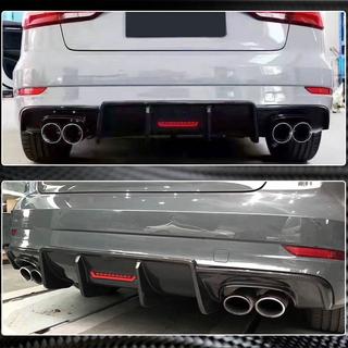 Achterbumperdiffuser V3 (voor S-Line Sedan 2017-2020, carbon) Audi A3 2012–2020 foto 4