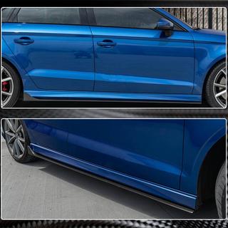 Side skirts V2 (voor S-Line Sedan, carbon) Audi A3 2012–2020 foto 3