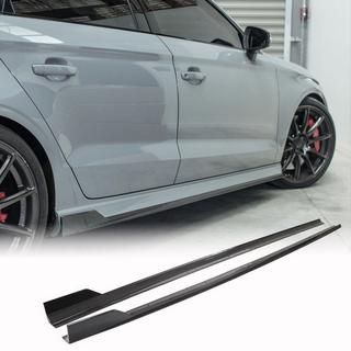Sideskirts V1 (voor S-Line Sedan, carbon) Audi A3 2012–2020 foto 1