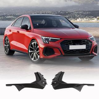 Voorbumper lip spoiler (voor S-Line Sedan 2020-2023, carbon) foto 1