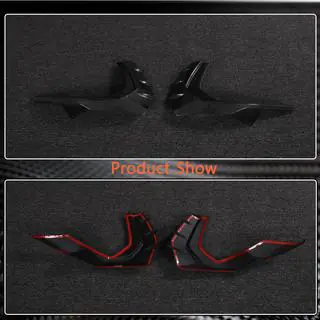 Voorbumper lip spoiler (voor S-Line Sedan 2020-2023, carbon) foto 3