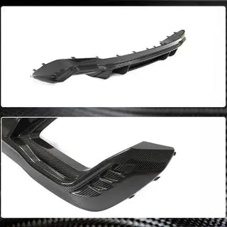 Achterbumper diffuser V1 (voor S-Line, carbon) foto 3