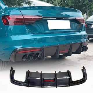 Achterbumper diffuser V3 (voor S-Line, carbon) foto 1