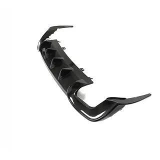Achterbumperdiffuser V2 (voor S-Line, carbon) foto 3