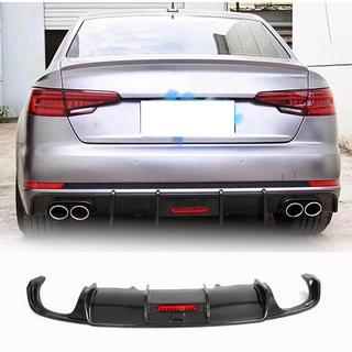 Achterbumper diffuser V1 (voor S-Line Sedan 2015-2019, carbon) foto 1
