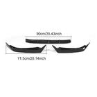Audi A4 B9 2015–2024 Voorbumper frontlip Lip V5 (voor S-Line Sedan 2015-2019, carbon) foto 6