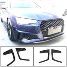 Audi A4 B9 2015–2024 Mistlamp afdekkappen V3 (voor S-Line Sedan 2015-2019, carbon) foto 2