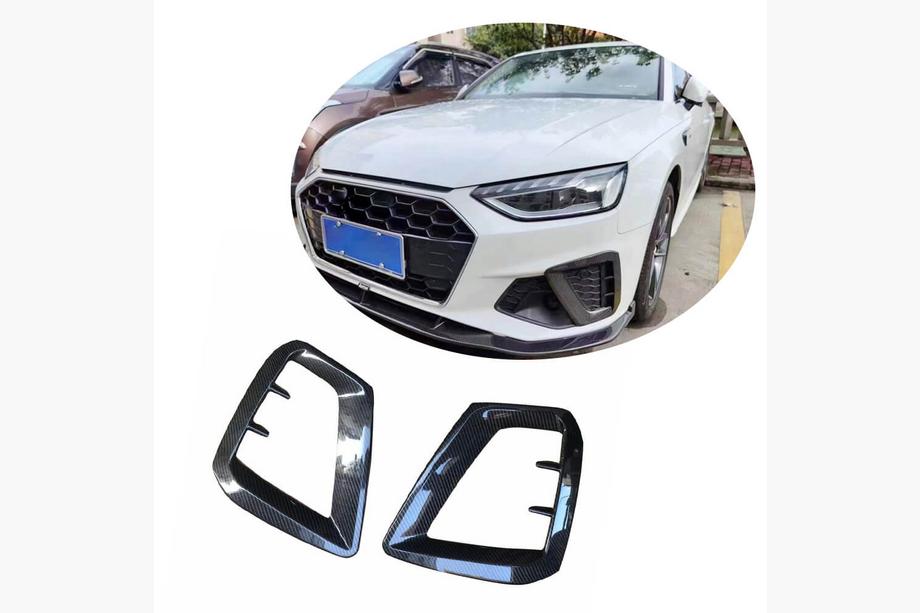 Audi A4 B9 2015–2024 Mistlamp omlijstingen V1 (voor S-Line Sedan 2015-2019, carbon) Image