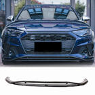 Audi A4 B9 2015–2024 Voorbumper lip Lip V2 (voor S-Line Sedan 2019-2024, carbon) foto 1