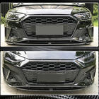 Audi A4 B9 2015–2024 Voorbumper lip Lip V2 (voor S-Line Sedan 2019-2024, carbon) foto 4