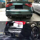 Audi A4 B8 2007–2015 Achterbumper diffuser (voor S4 2013-2015, carbon) foto 2