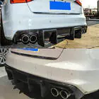 Audi A4 B8 2007–2015 Achterbumper diffuser (voor S4 2013-2015, carbon) foto 3