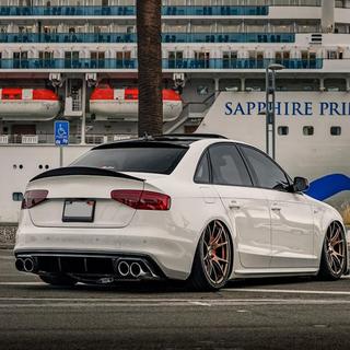 Spoiler (voor S4 2013-2016, carbon) foto 3