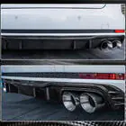 Audi A4 B9 2015–2024 Achterbumper diffuser V2 (voor S-Line Sedan 2015-2019, carbon) foto 4
