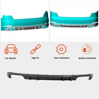 Achterbumper diffuser V2 (voor S-Line Sedan 2015-2019, carbon) foto 2
