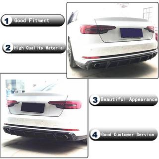 Achterbumper diffuser (voor S4 2017-2020, carbon) foto 2