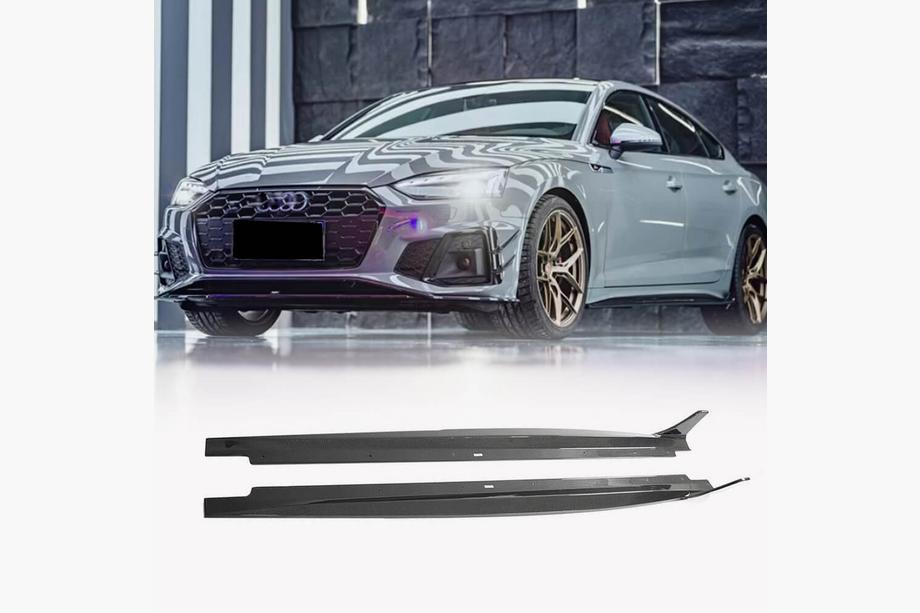 Audi A5 2016–2025 Sideskirts 2021-2025 V2 (voor Sportback, carbon) Image