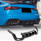 Audi A5 2016–2025 Achterbumperdiffuser V2 (voor S-Line 2021-2025, carbon) foto 1