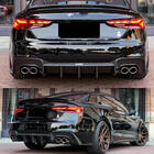 Audi A5 2016–2025 Achterbumperdiffuser V2 (voor S-Line 2021-2025, carbon) foto 2