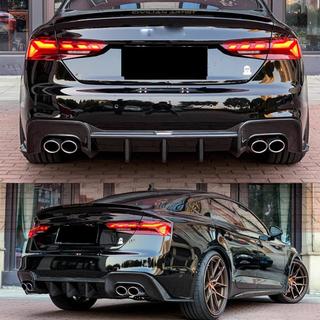 Achterbumperdiffuser V2 (voor S-Line 2021-2025, carbon) foto 2